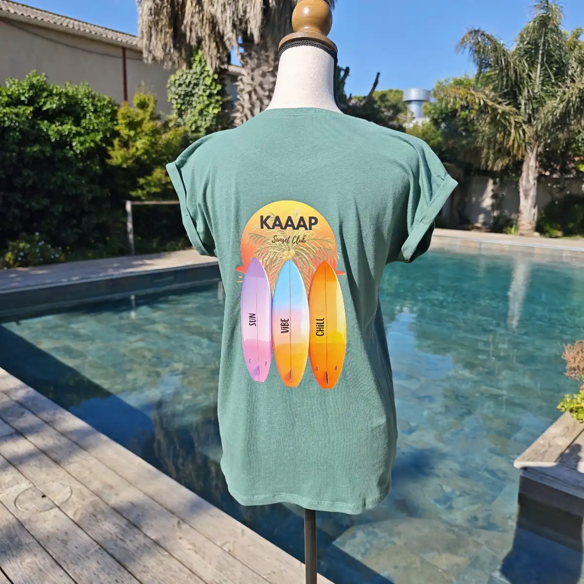 T-shirt Long Pale Leaf Taille S – THE KAAAP
