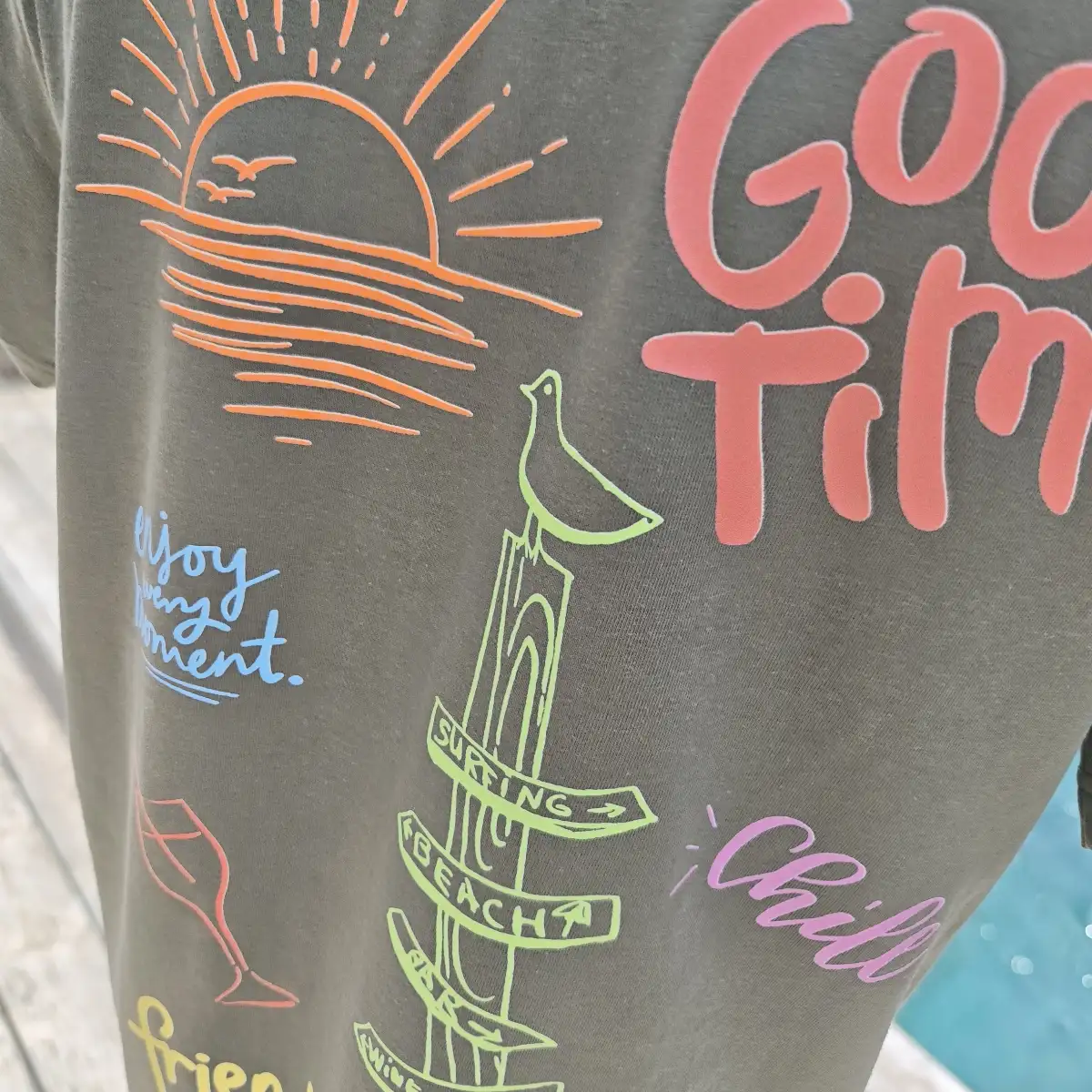 T-shirt KAAAP « Good Time » taille M unisexe