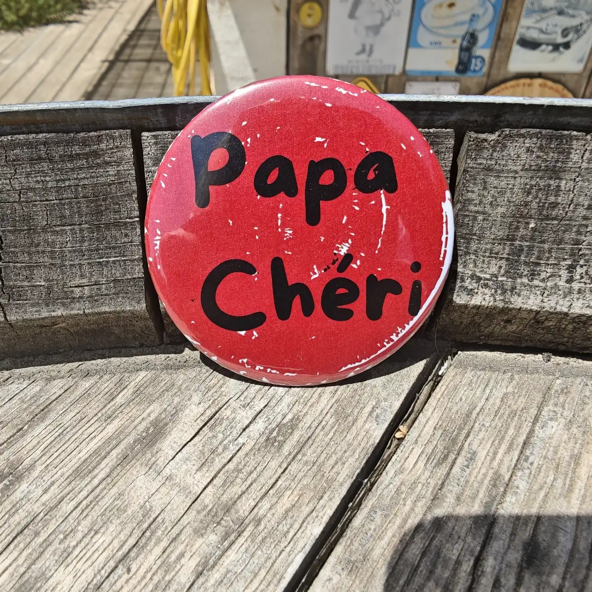Badge Papa chéri